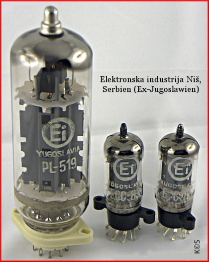 PL-519 + ECC-83 - Ei, Jugoslawien