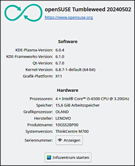 openSUSE Tumbleweed 20240502
